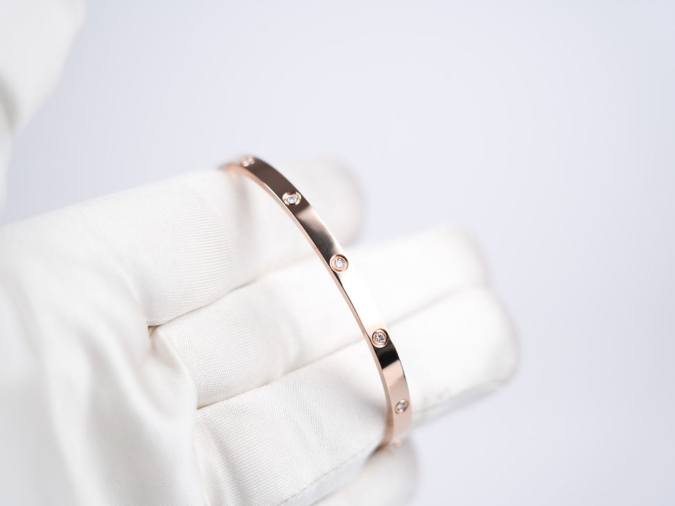 Miniaturbild: Cartier Love Bracelet 10 Diamanten Small Größe 17