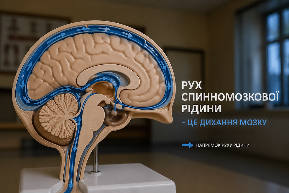 ЧОМУ РУХ СПИННОМОЗКОВОЇ РІДИНИ – ЦЕ «ДИХАННЯ» МОЗКУ