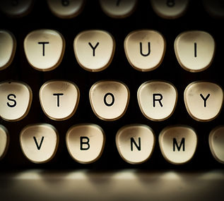 Typewriter Keys Close-Up