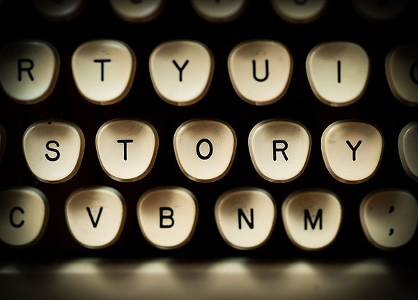 Typewriter Keys Close-Up
