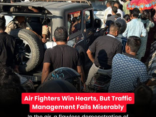 Air Fighters Win Hearts, But Traffic Management Fails Miserably