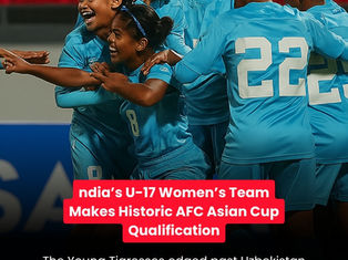 India’s U-17 Women’s Team Makes Historic AFC Asian Cup Qualification