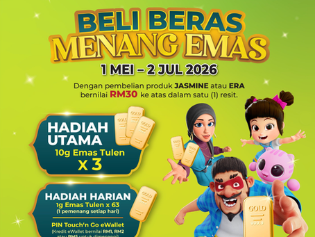 Peraduan Beli Beras Menang Emas!