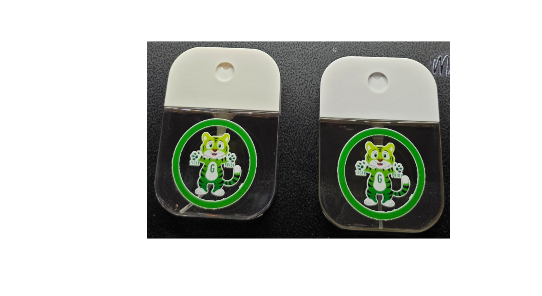 Personalized Sanitizer Keychain Favor