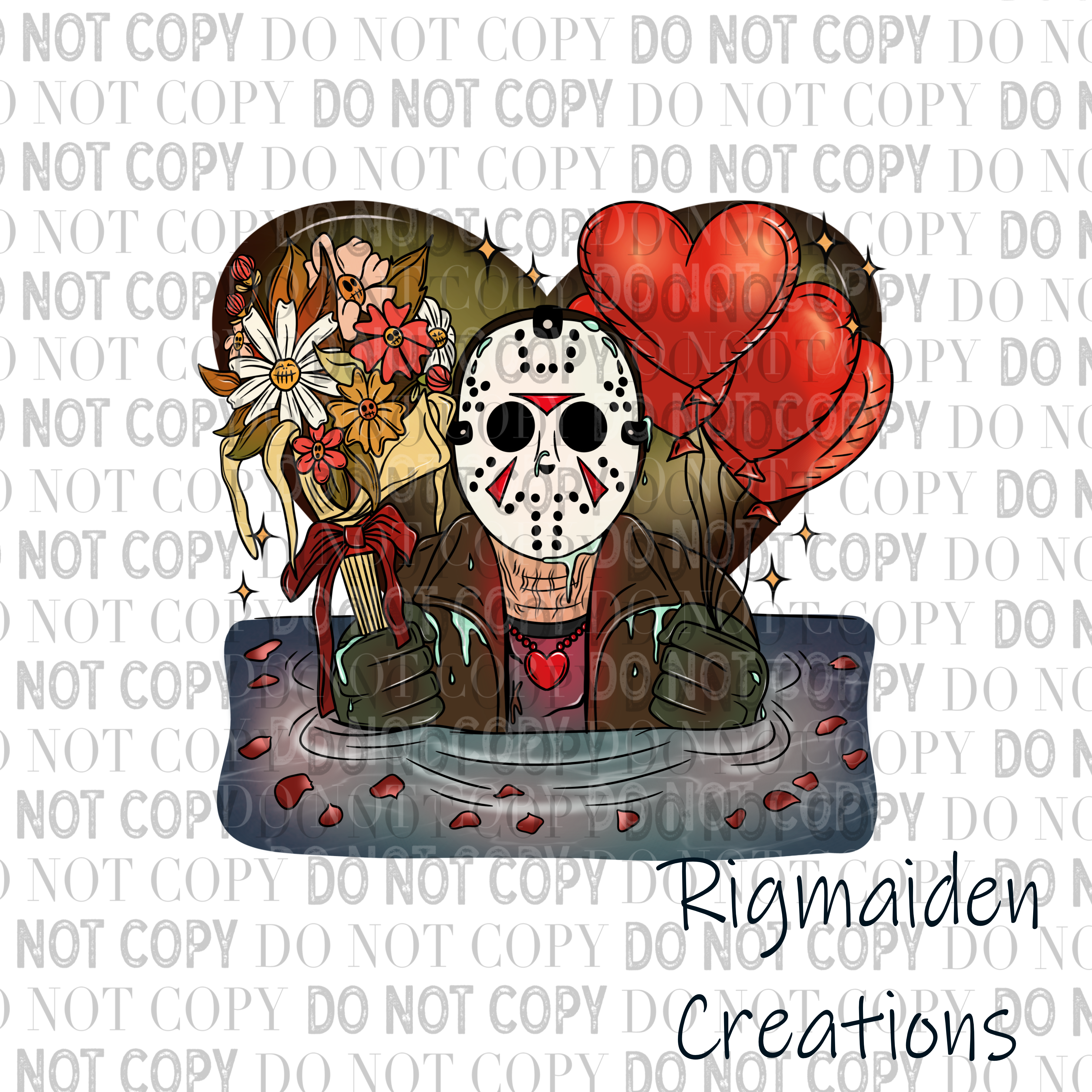 Jason Valentine 3.5" Clear Vinyl Decal