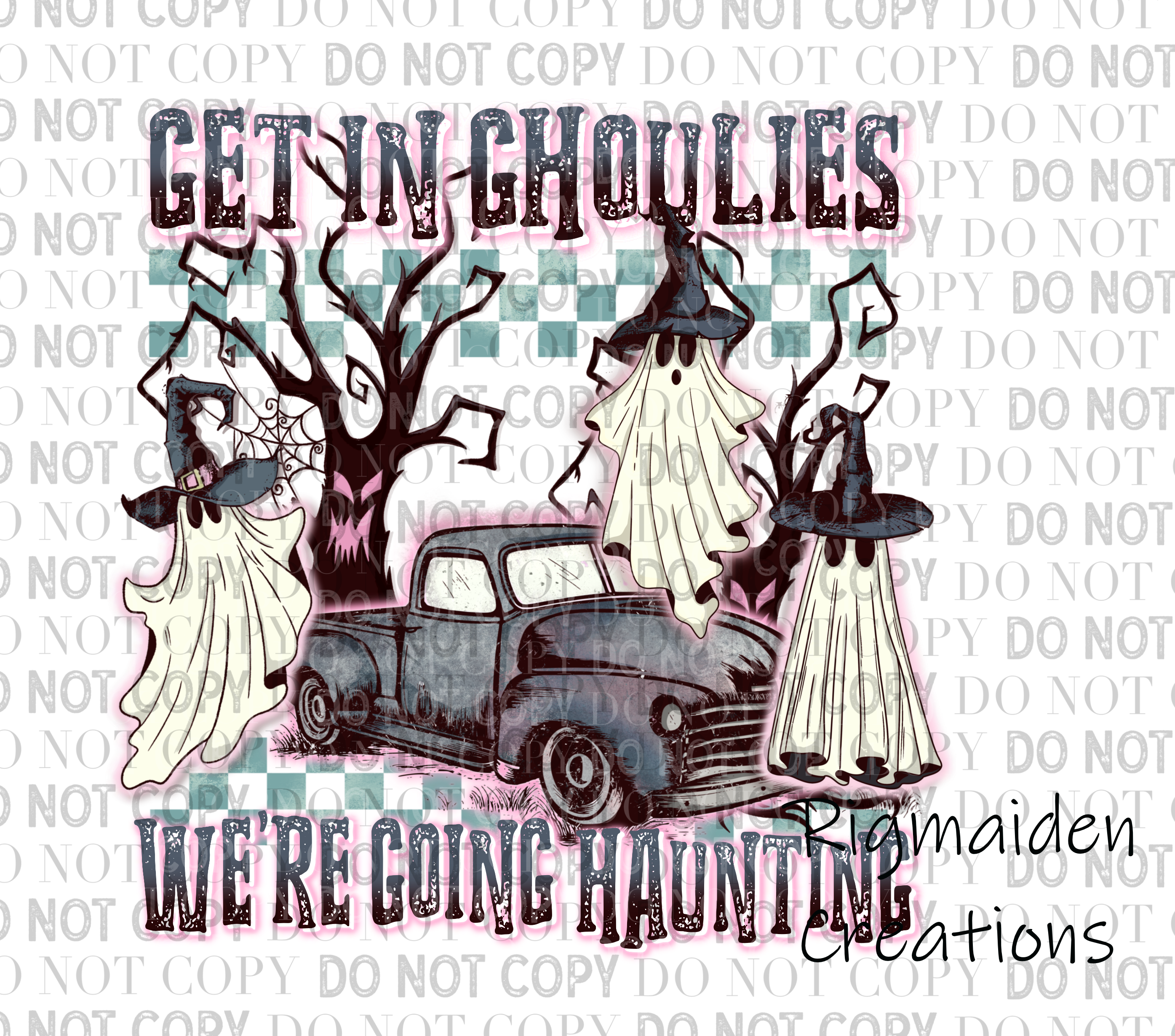Get In Ghoulies Haunting 3.5" Clear Vinyl Decal