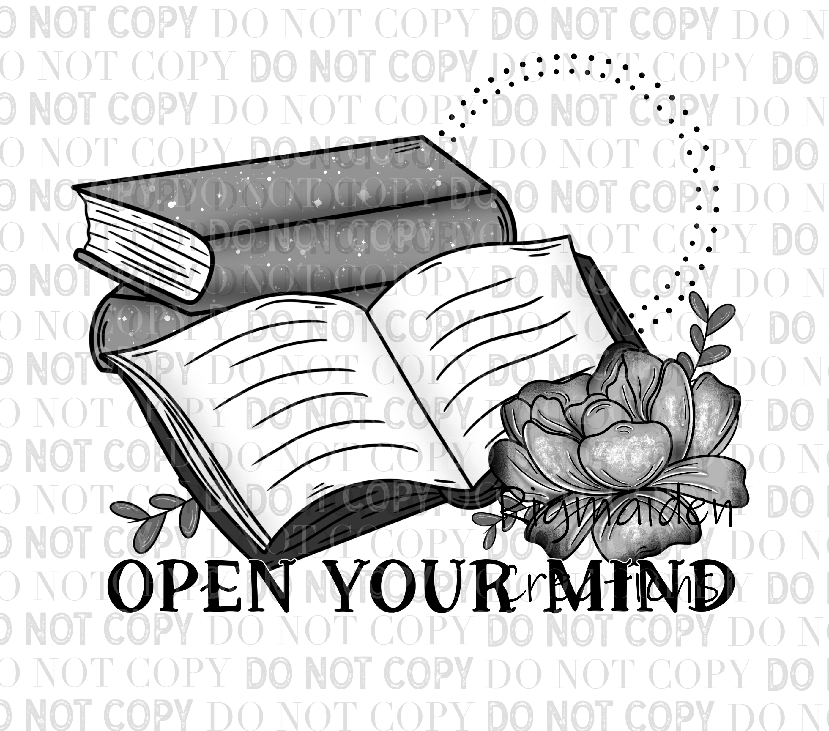 Open Your Mind 3.5" Clear Vinyl Decal