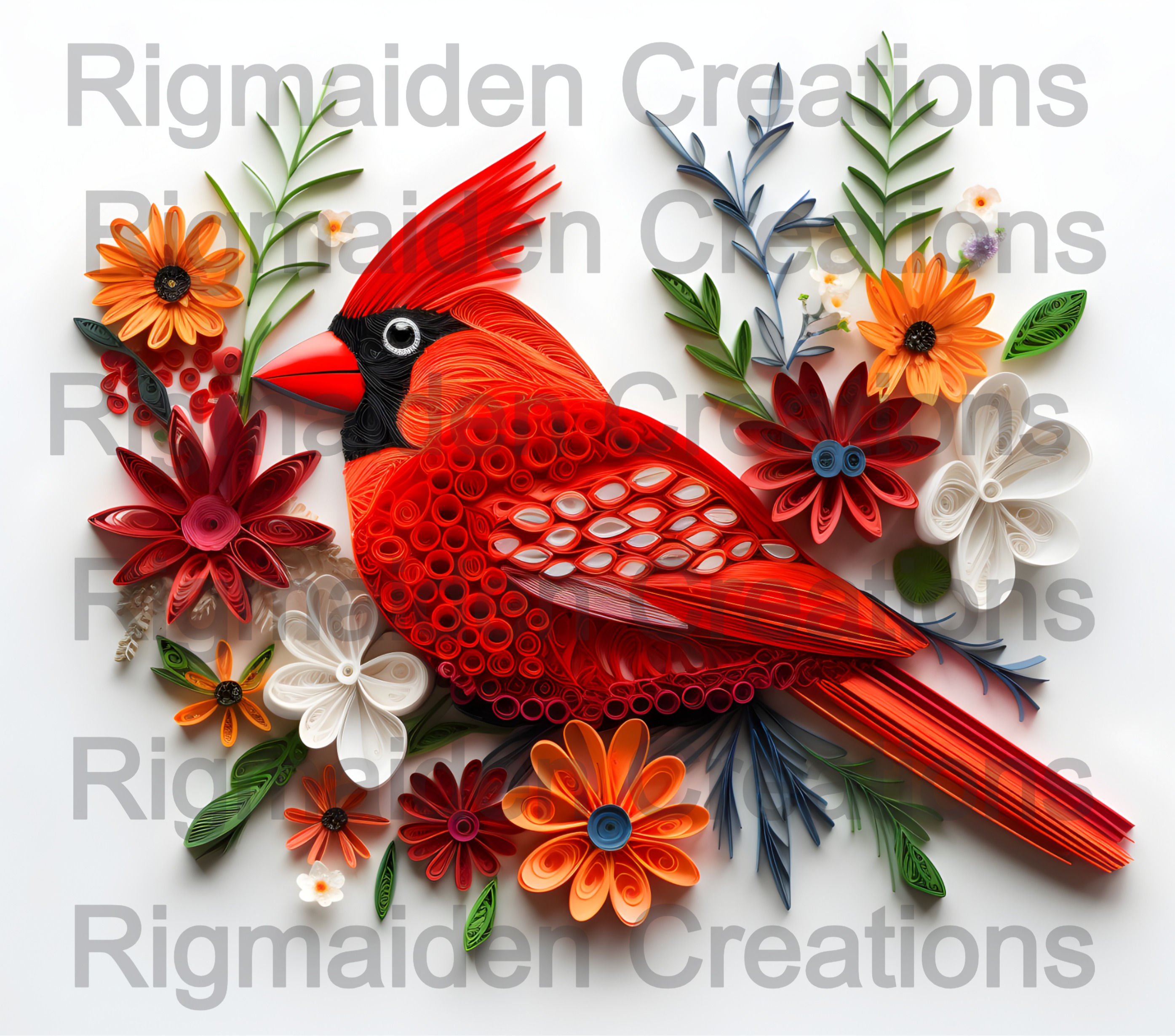 Red Cardinal 20oz Tumbler Wrap