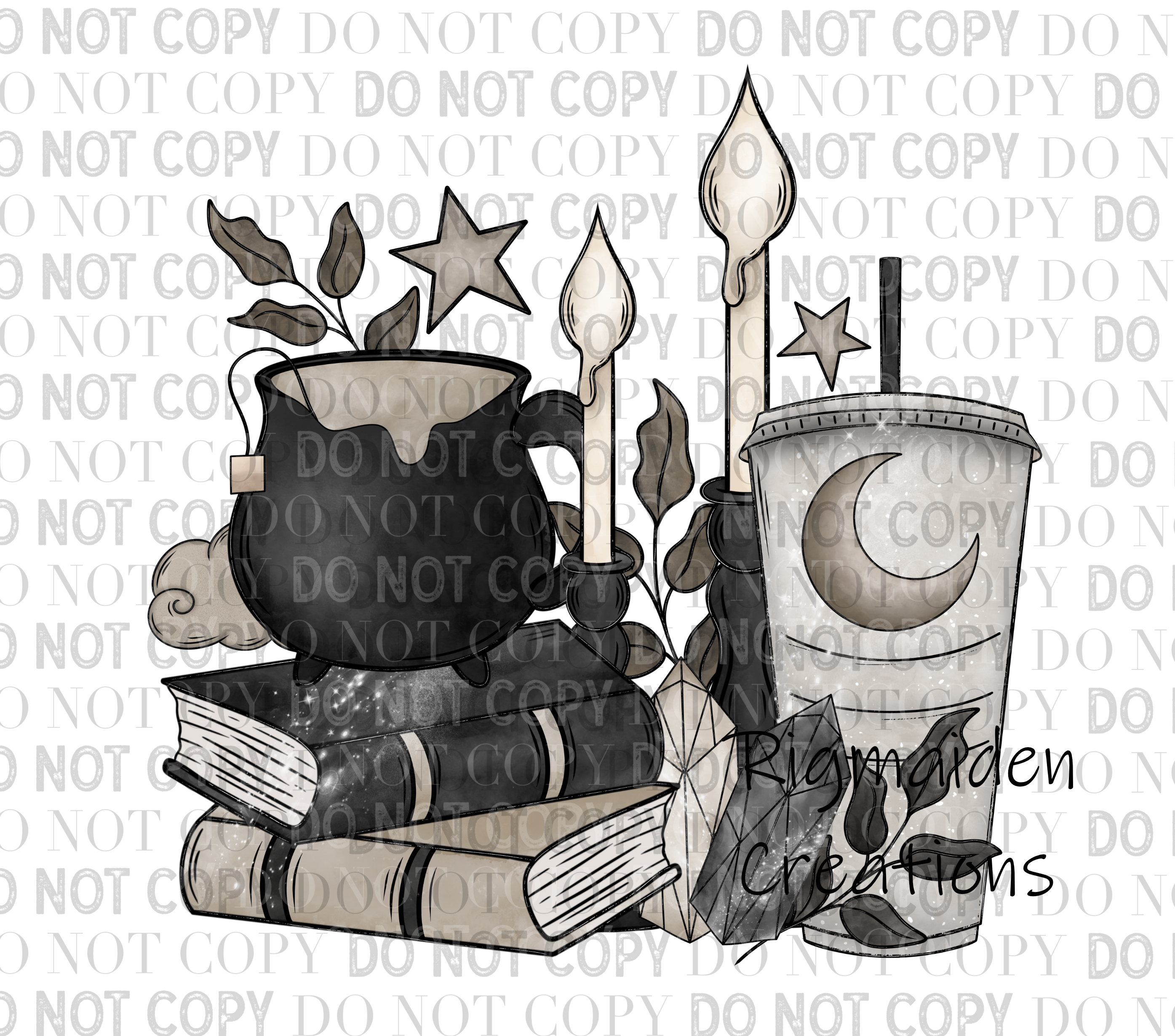 Witchy Drink 3.5" Clear Vinyl Decal