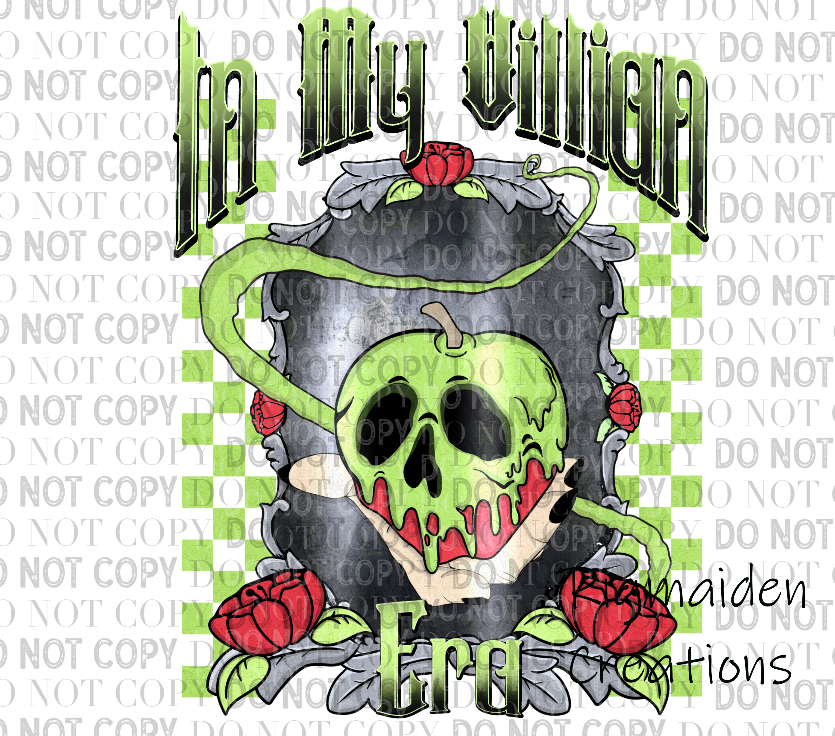 Villain Era Green 3.5" Clear Vinyl Decal