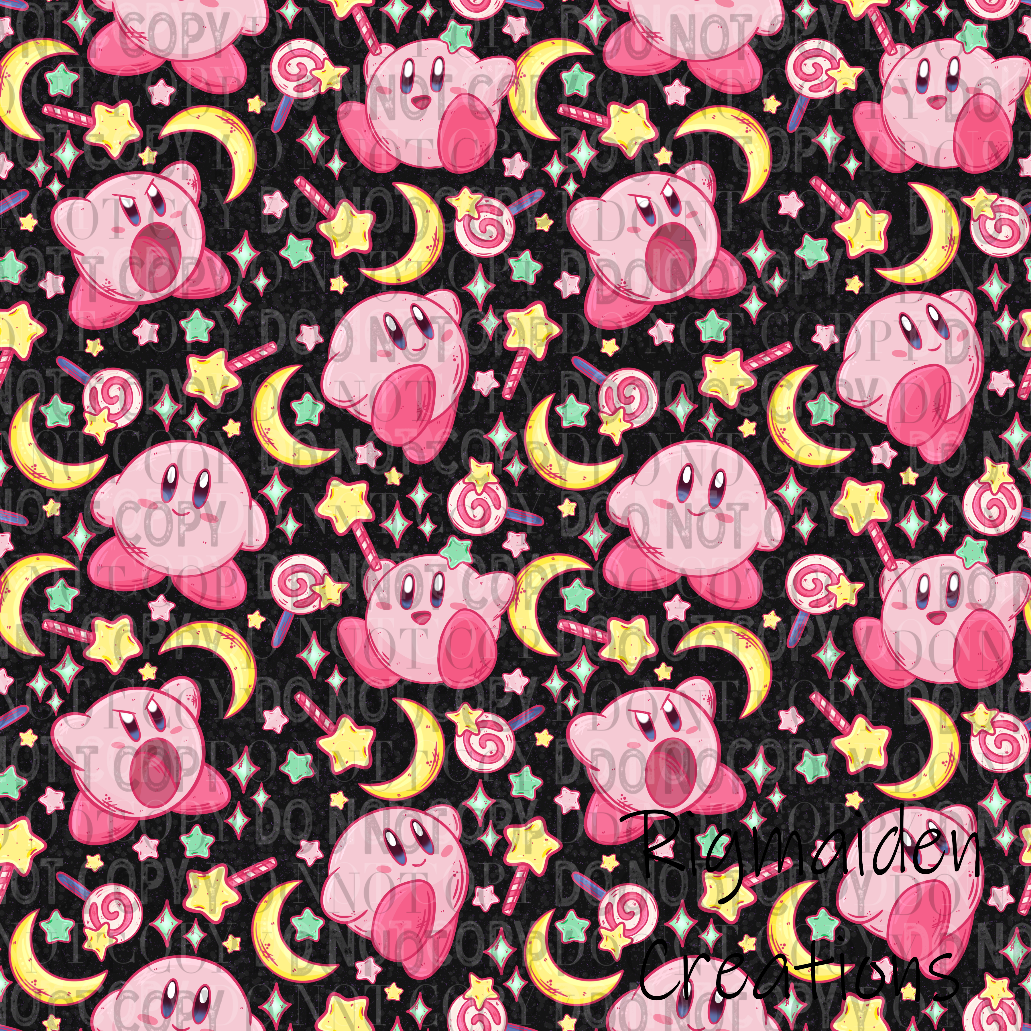 Kirby Black Patterned Vinyl 12x12