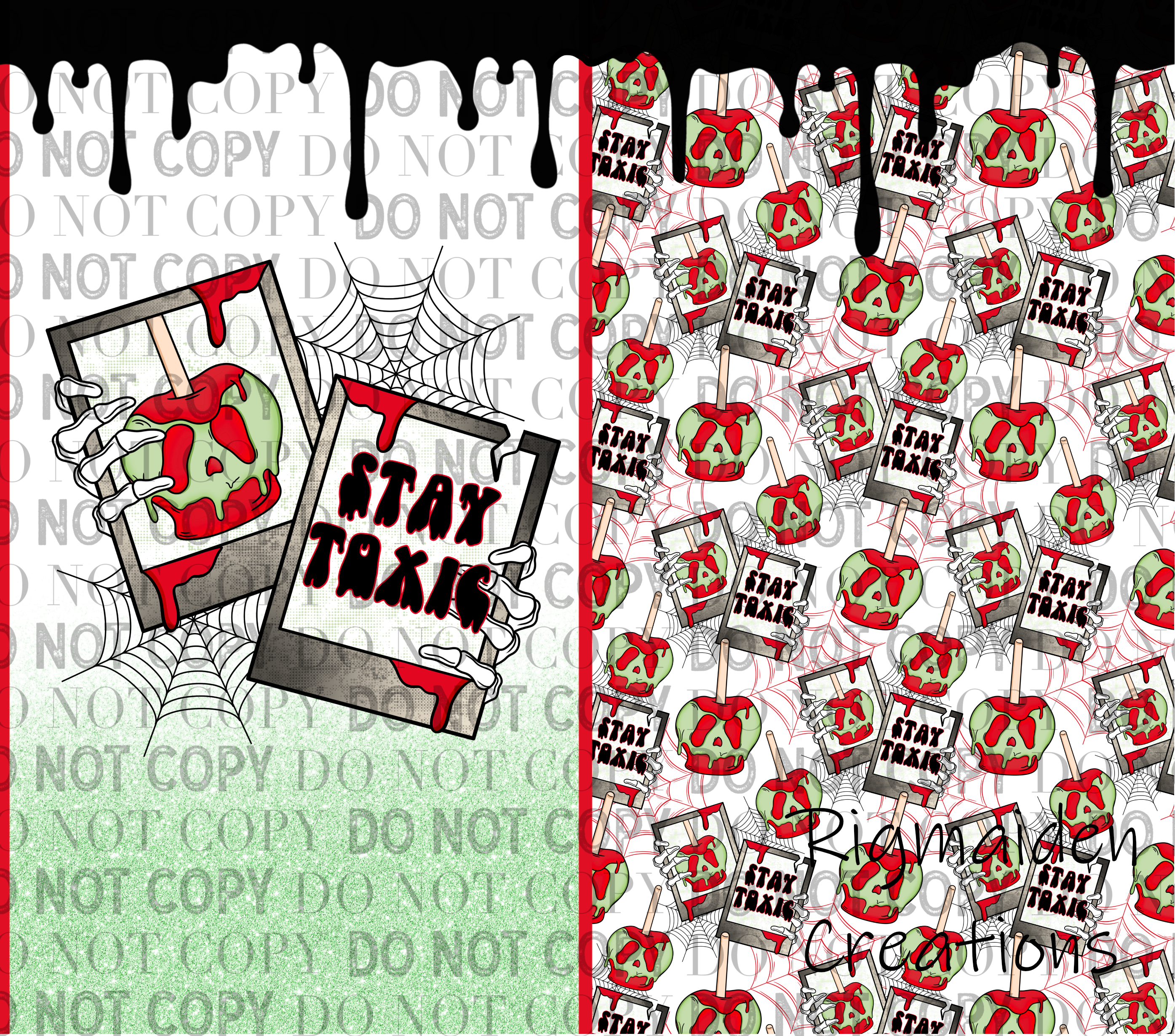 Poison Apple Stay Toxic 20oz Tumbler Wrap