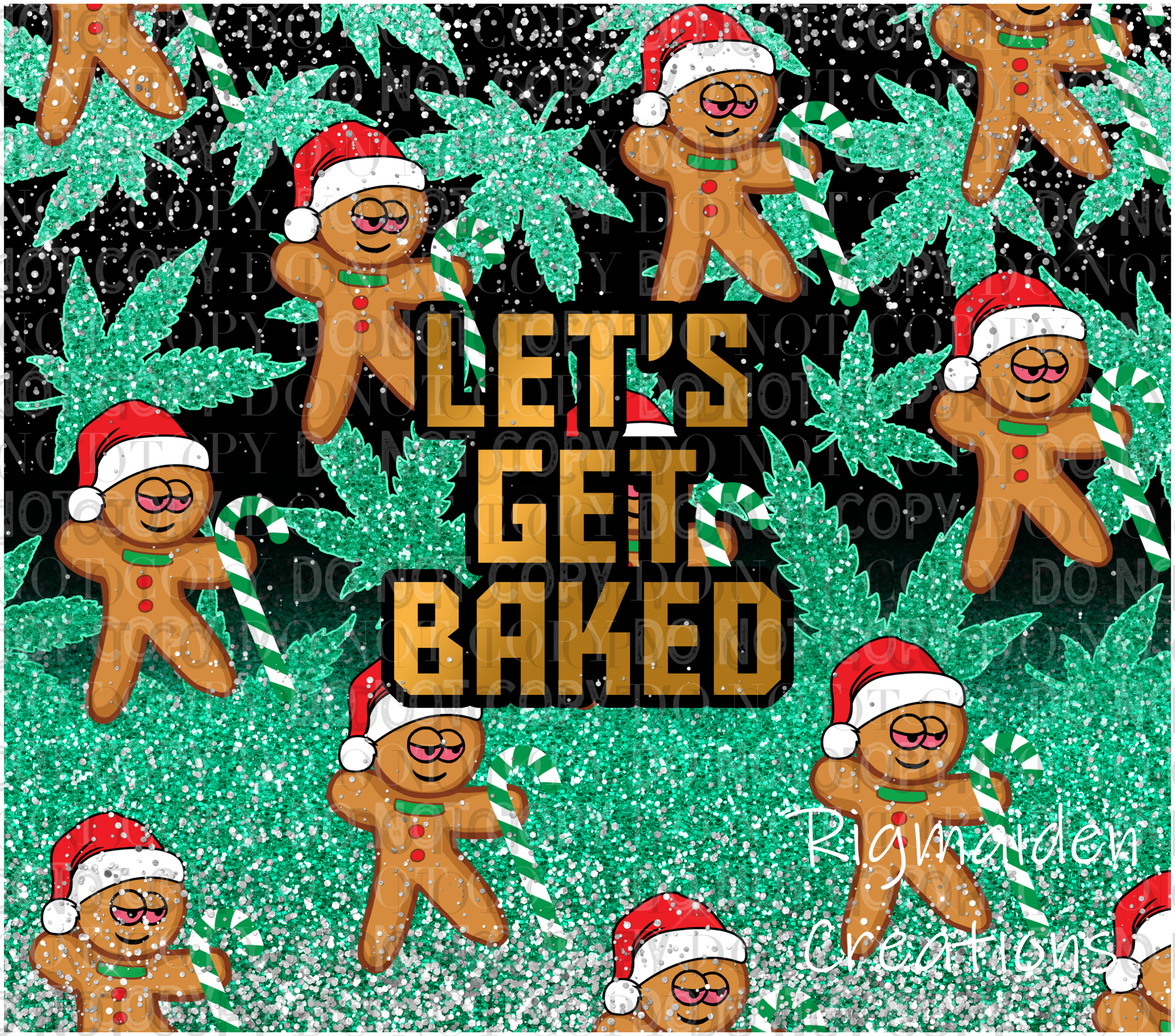 Baked Gingerbread 20oz Tumbler Wrap