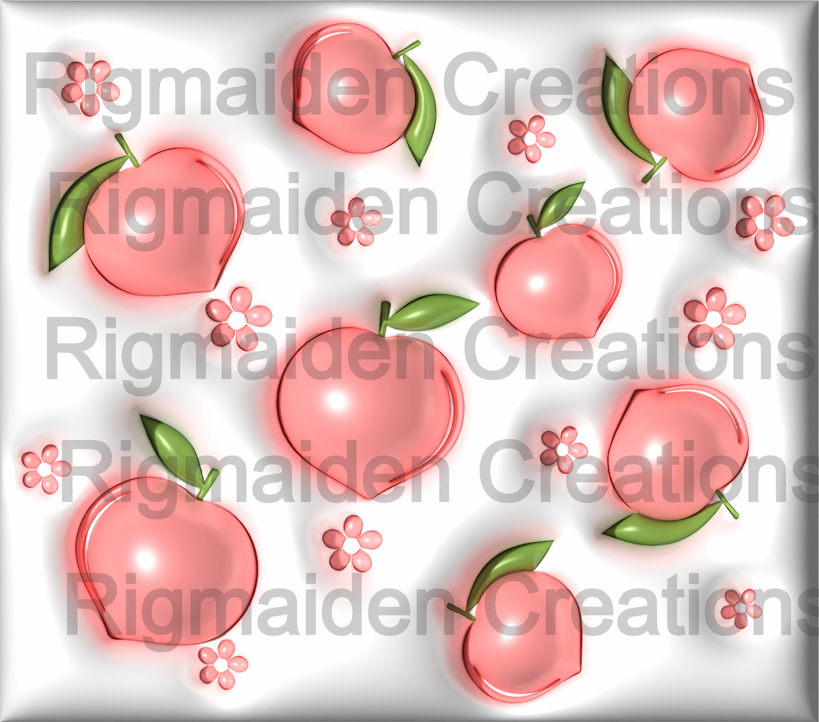 Peach Puff 20oz Tumbler Wrap