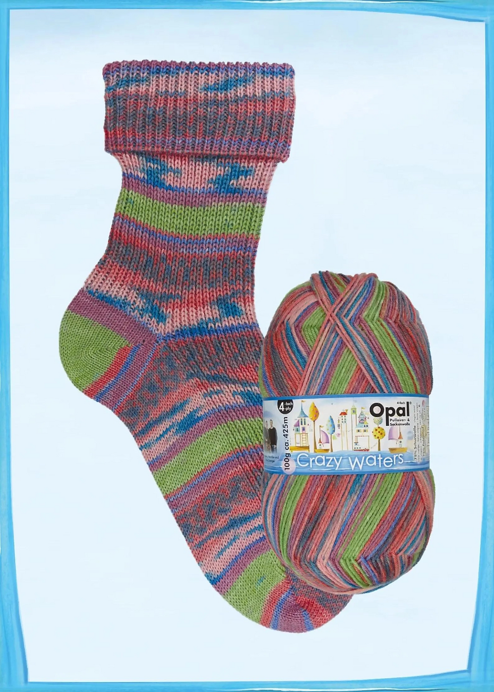 Thumbnail: Sock Yarn Opal Collection Durable Quality Yarn Sock Gift Idea for Him Her Family