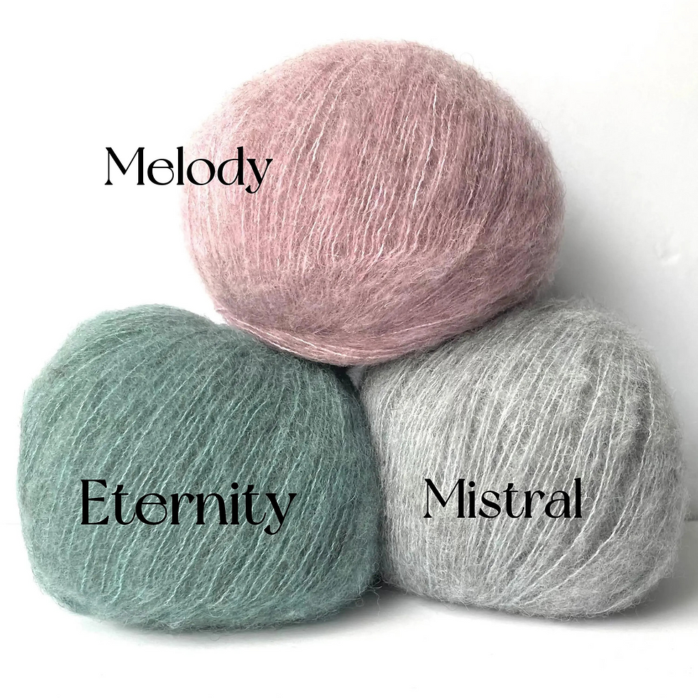 Thumbnail: Alpaca Silk Merino Wool Yak Holst Garn Lucia Lace best alternative for Mohair