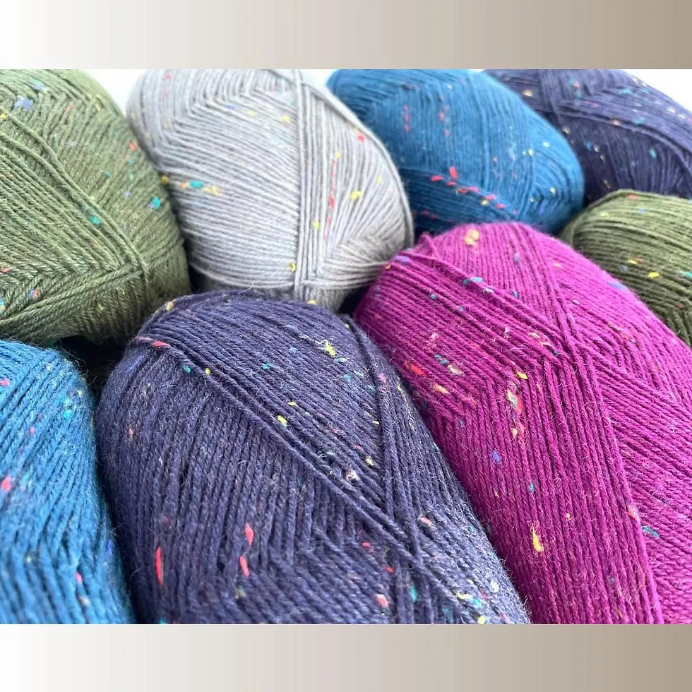 Tweed Yarn Fingering Light Wool Speckle Tweed Yarn Aktiv Sweater Sock Shawl Glove Hat Scarf Garment Baby Blanket Gift Idea Kn