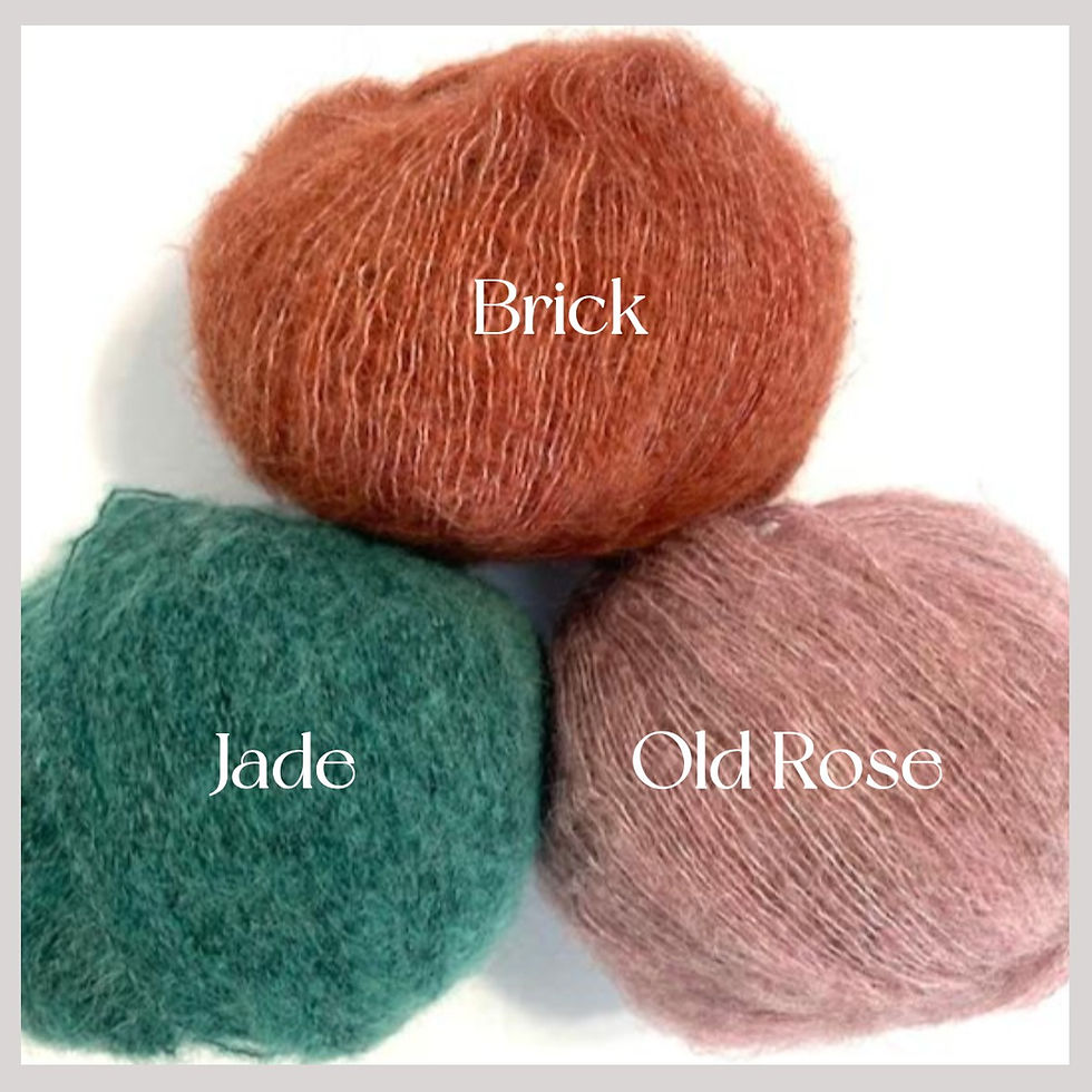 Thumbnail: Baby Alpaca Merino wool Tencel Best alternative for Mohair Midnatssol