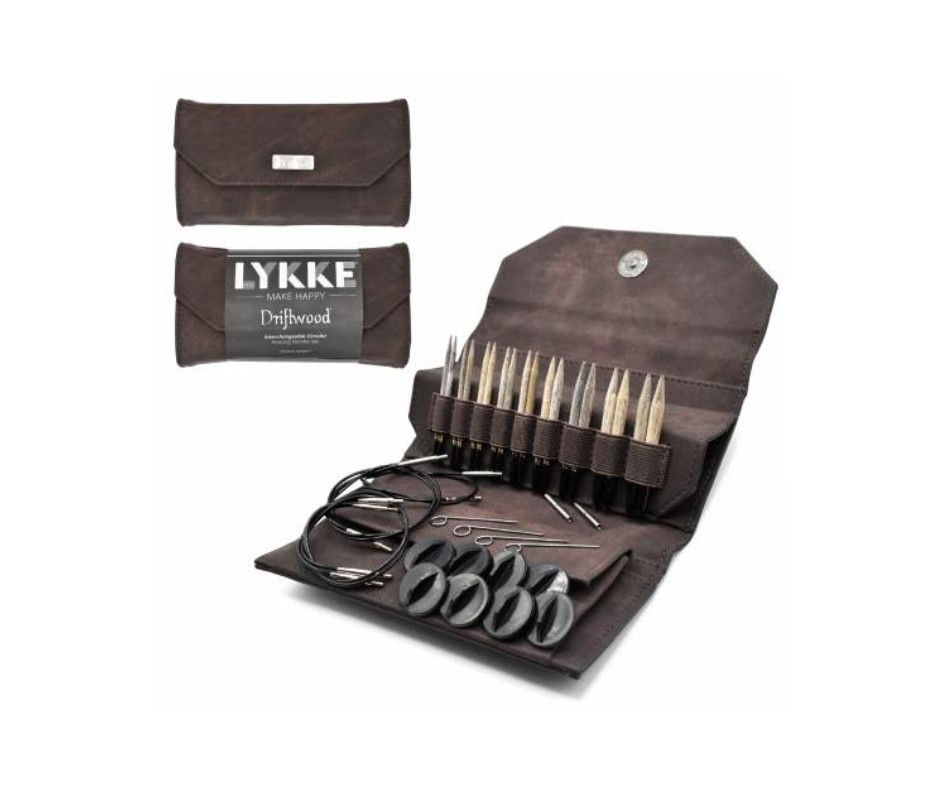 Thumbnail: Lykke Interchangeable Knitting Needle Set 3.5" Perfect Gift is on SALE Be