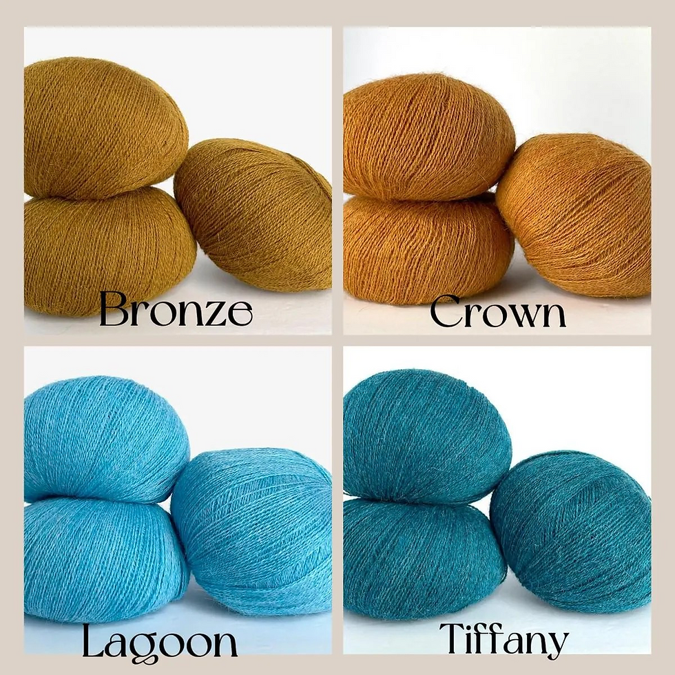 Thumbnail: Titicaca by Holst Garn Alpaca Lace Fluffy Soft Yarn for Light Shawls Sweater Cardigan Gift for Baby Crochet Blanket Weightles