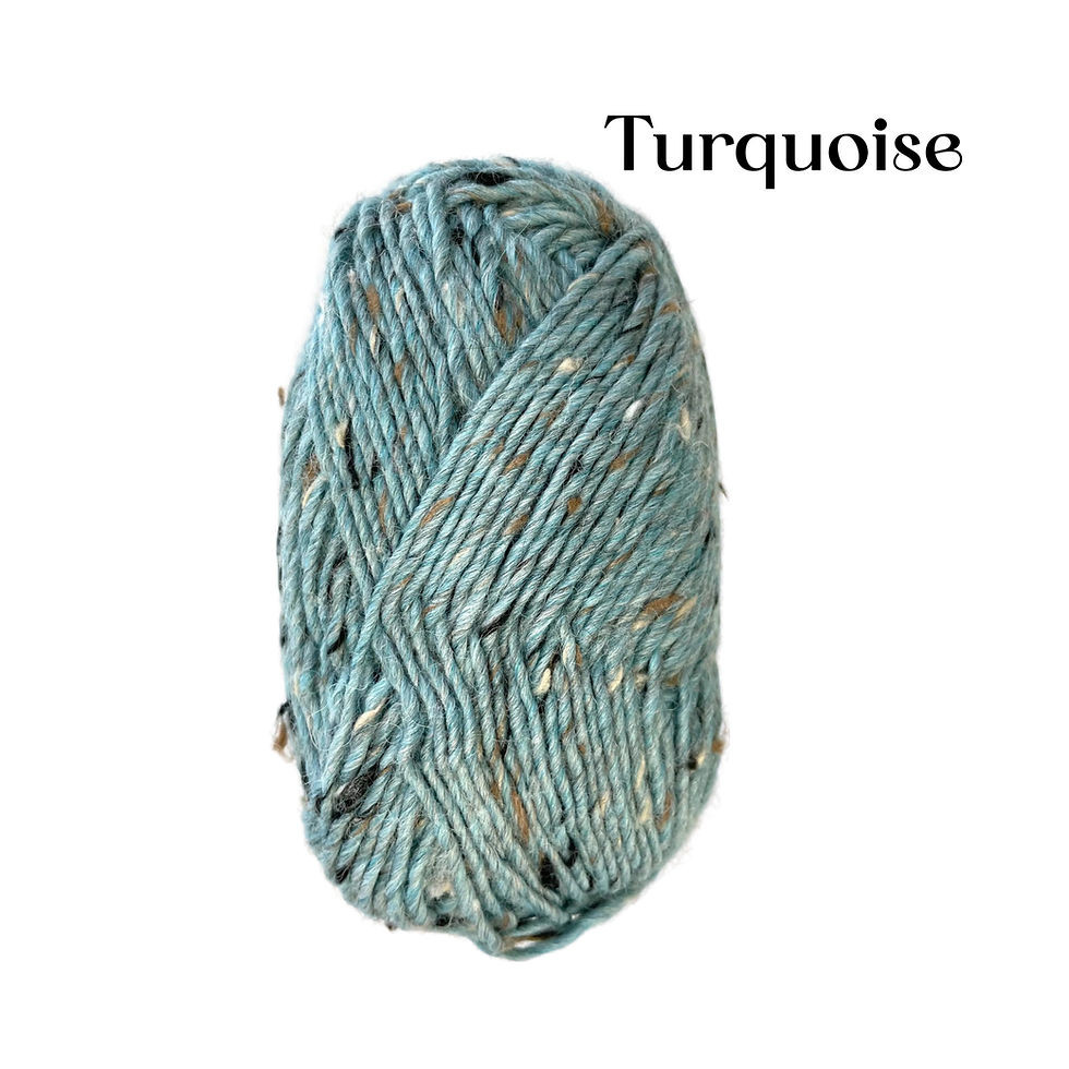 Thumbnail: Tweed Yarn Lamatweed by CaMaRose Very Soft Wool Donegal Effect Rustic Look Quality Wool Viscose Silk Lama Gift for Children S