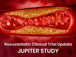 Rosuvastatin vs Placebo in the prevention of CV events: JUPITER Study