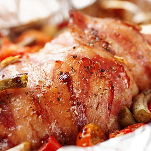 Brazilian Bacon Wrapped Chicken
