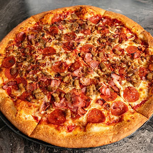 Meat Lovers Cauliflower Pizza