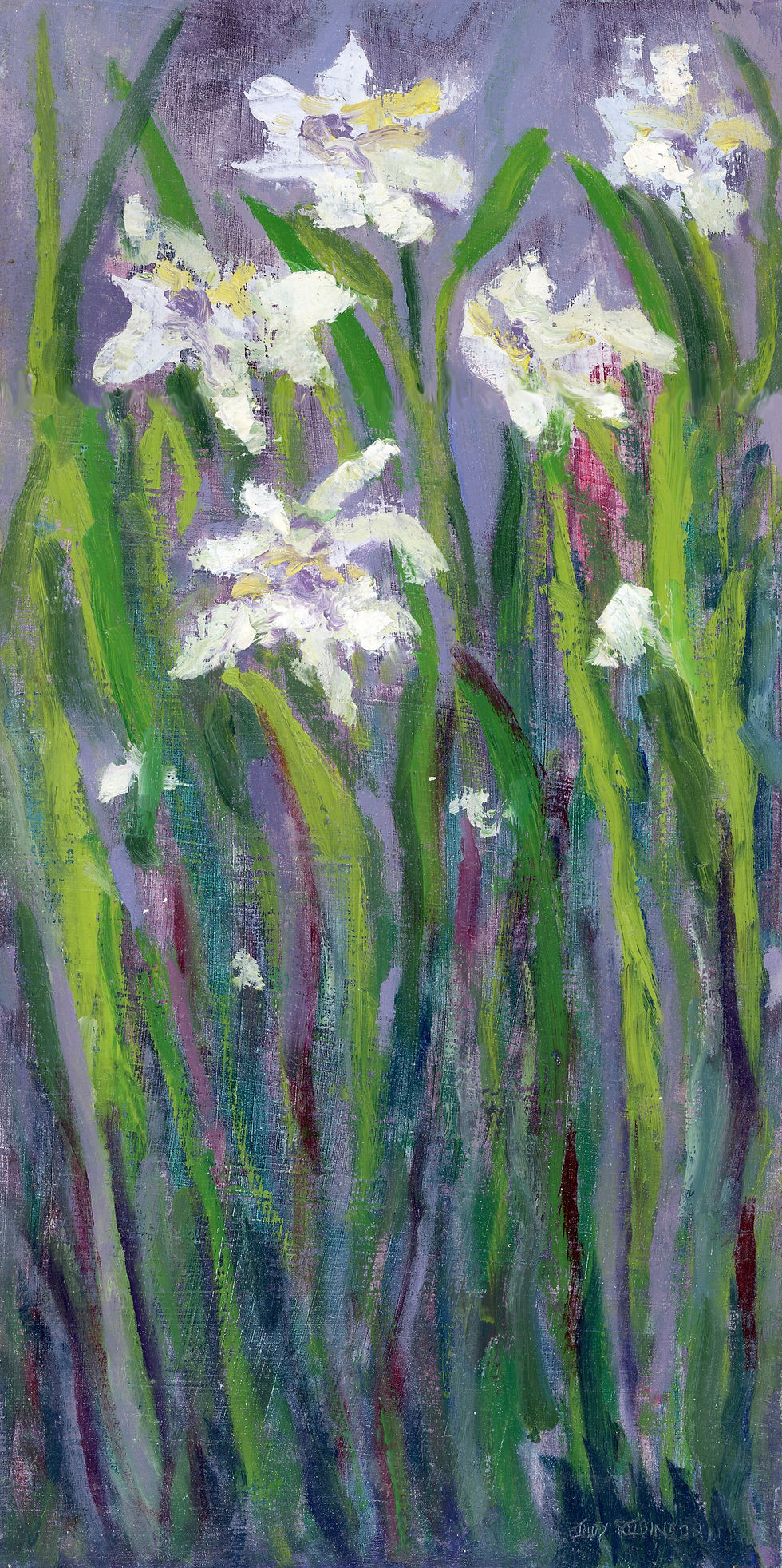 Fortnight Lilies, Plein Air - Judy Robinson
