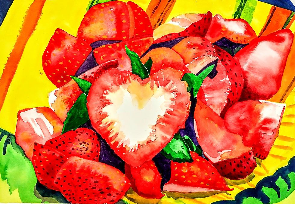 Summer Strawberries - Christine A Brundige