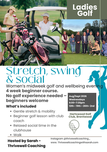 Ladies Beginners Golf Lessons in Brentwood – Our Third Course is Here!