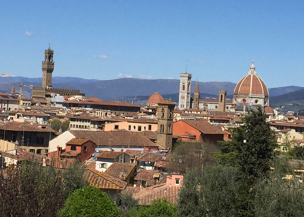 Antonia and Roberto in Florence