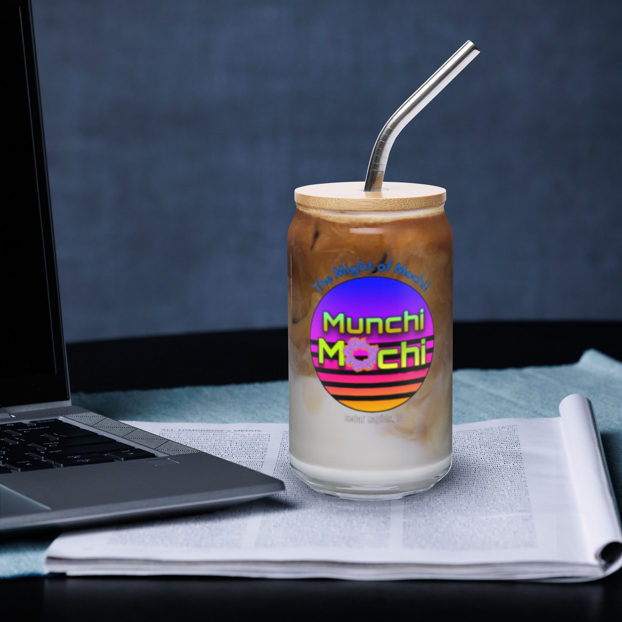 Munchi Mochi - Can-shaped glass