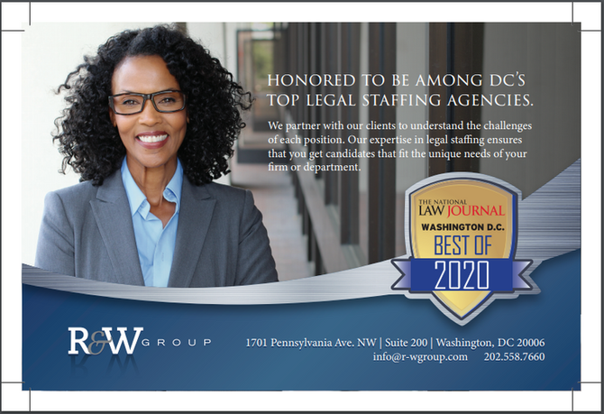 R&W Group Named One of DC's Top Staffing Agencies!