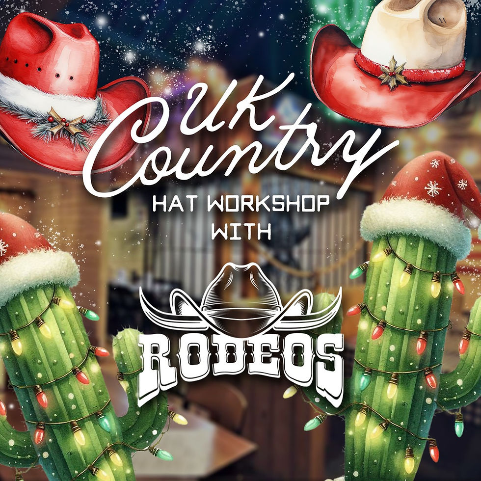 Custom Hat Workshop at Rodeos BBQ - Wolverhampton