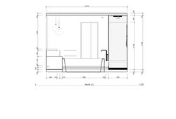 Bathroom North Elevation