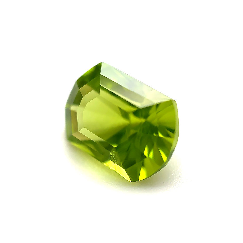 Thumbnail: Peridot 2.25 cts. 10.4 × 10.4 mm, Cushion