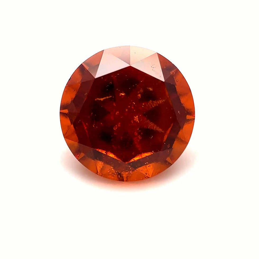 Thumbnail: Hessonite, 1.96 cts. 7.5 × 7.5 mm, Round