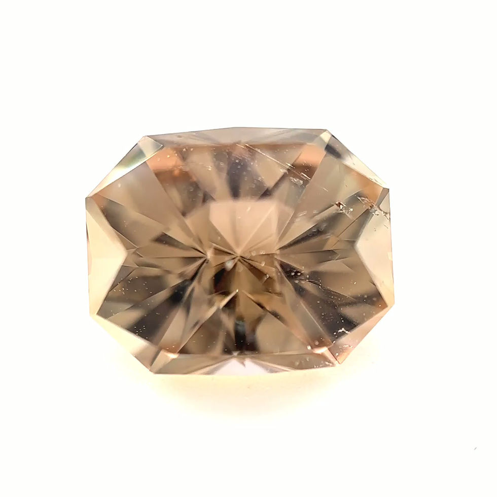Thumbnail: Natural Citrine, 3.37 cts. 9.8 × 8.0 mm, Rectangular Cushion