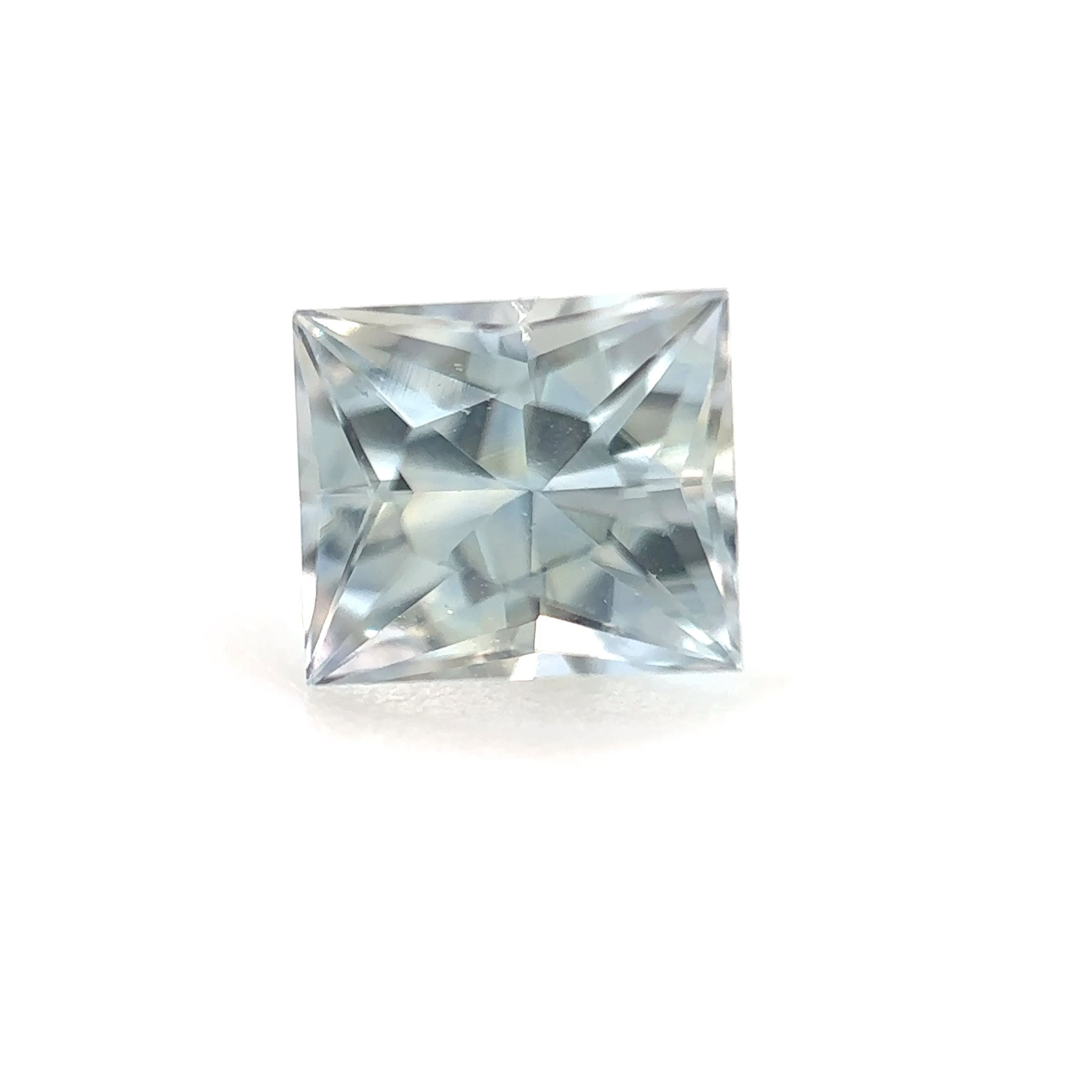 Icy Sapphire 0.71 cts. 4.8 x 4.1 mm, Baguette