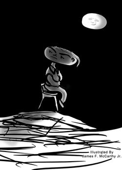 Sulking alone shadowed 72