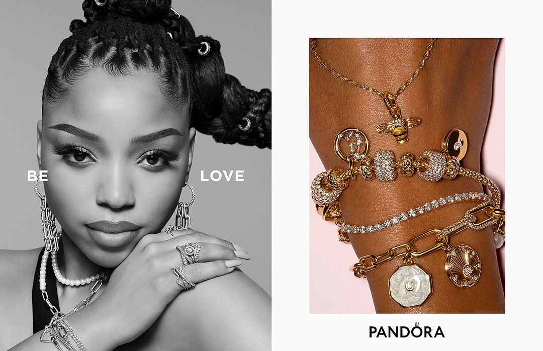 Pandora 2024 Brand Campaign, Chloe Bailey photographed by Craig McDean