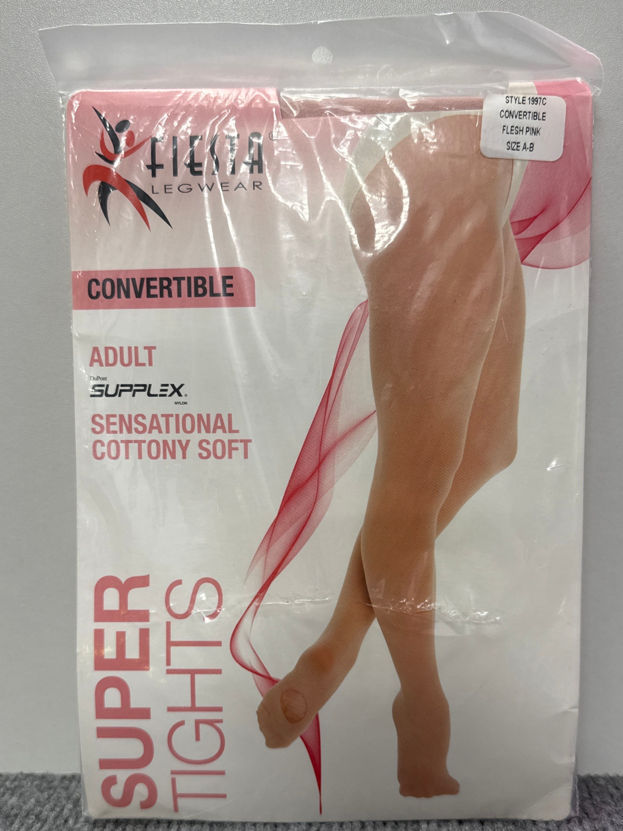 Fiesta Convertible Super Tights Flesh Pink