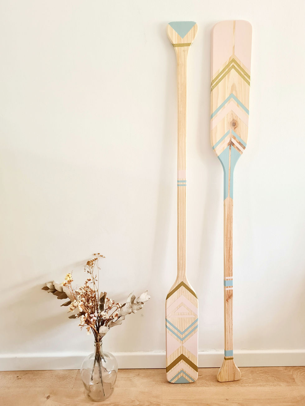 Miniature : Pagaie décorative en bois "Annecy"