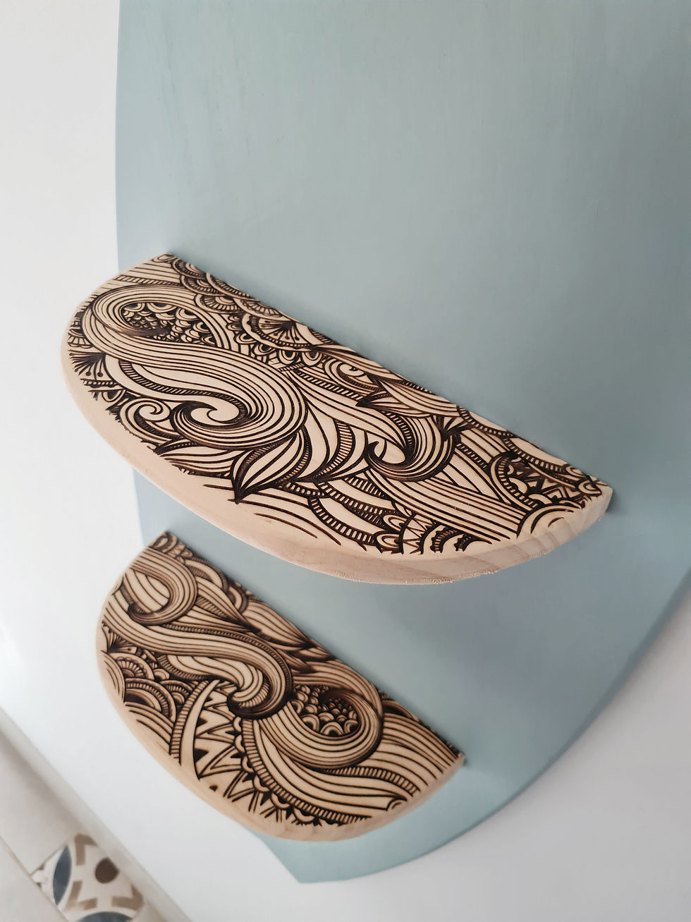 Miniature : Étagère planche de surf déco "Aloha"
