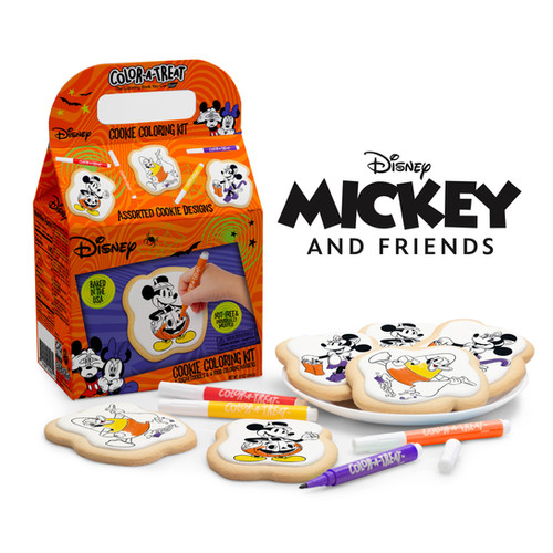 Disney Mickey & Friends Halloween Color-a-Treat Cookie Coloring