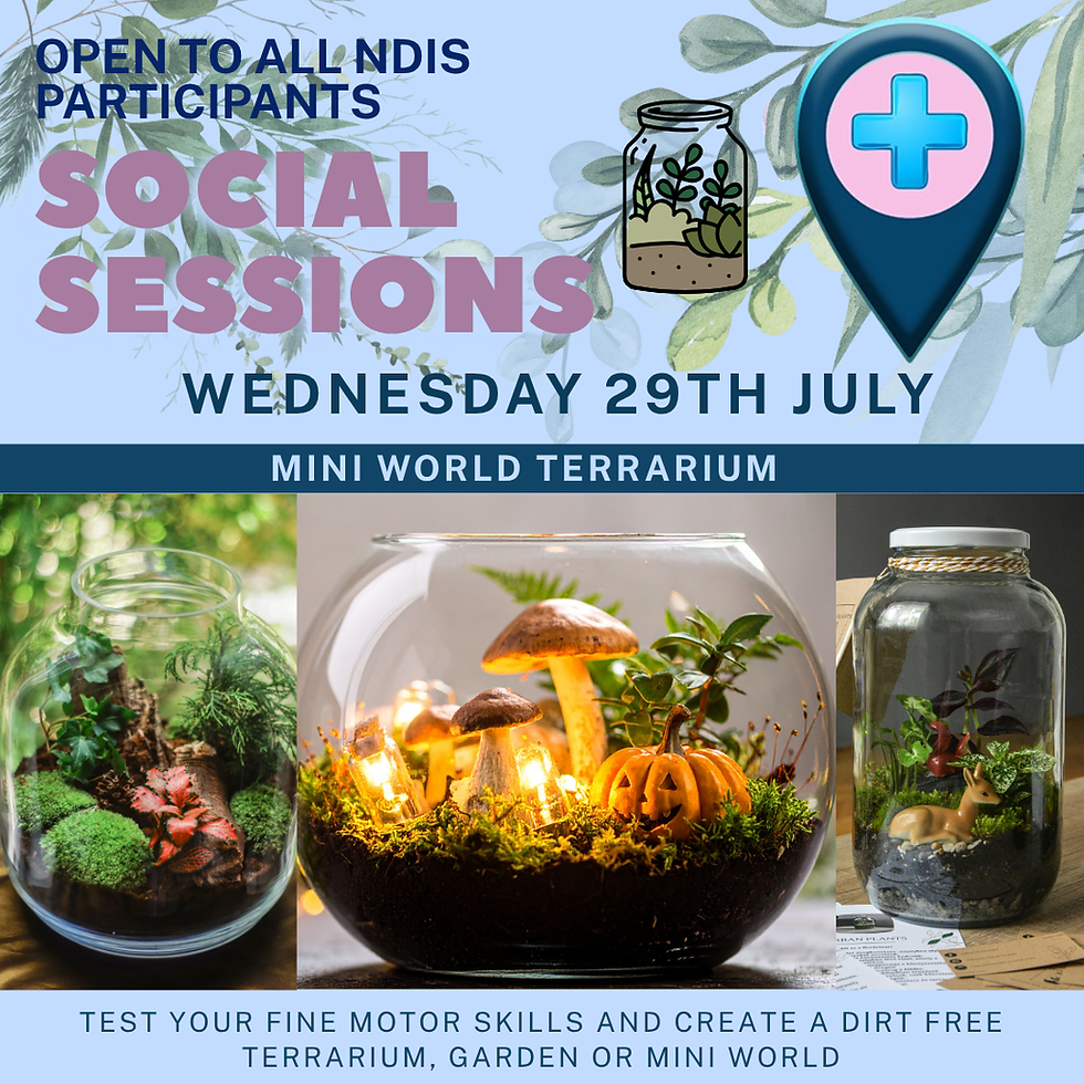 Social Sessions: Mini World Terrariums