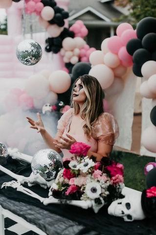 PCE Halloween - Cassie with set up and disco ball