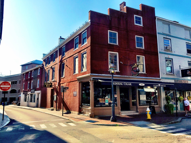 Hopper streetscape. Portsmouth, New Hampshire © Melissa Mermin photographer