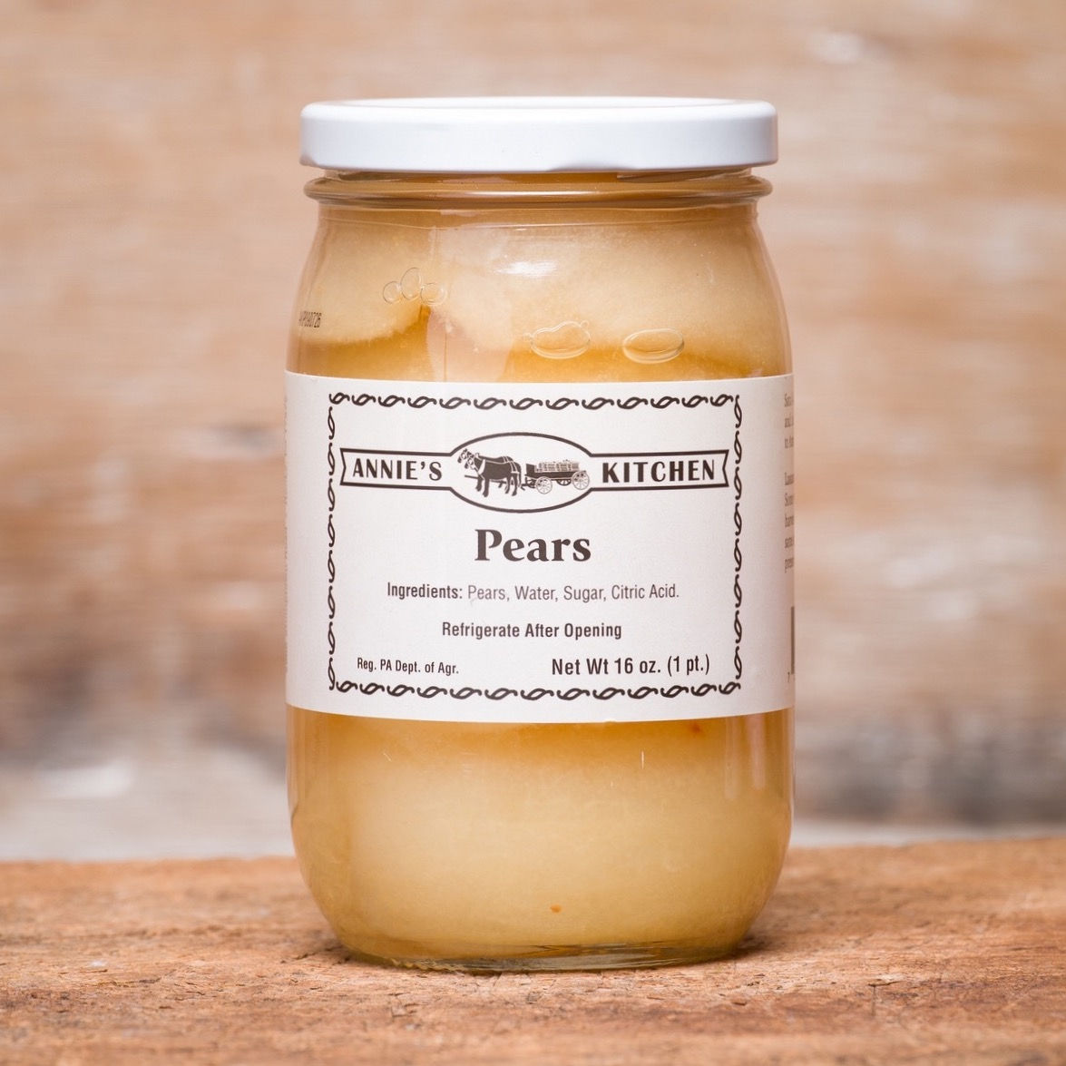 Jar of Annie's Kitchen Pears